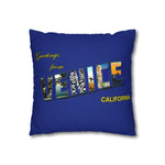 Venice California Postcard Pillowcase — 'Greetings From Venice' Decorative Throw Pillow Cover
