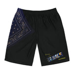Board Shorts — Venice California Bandana Graphic